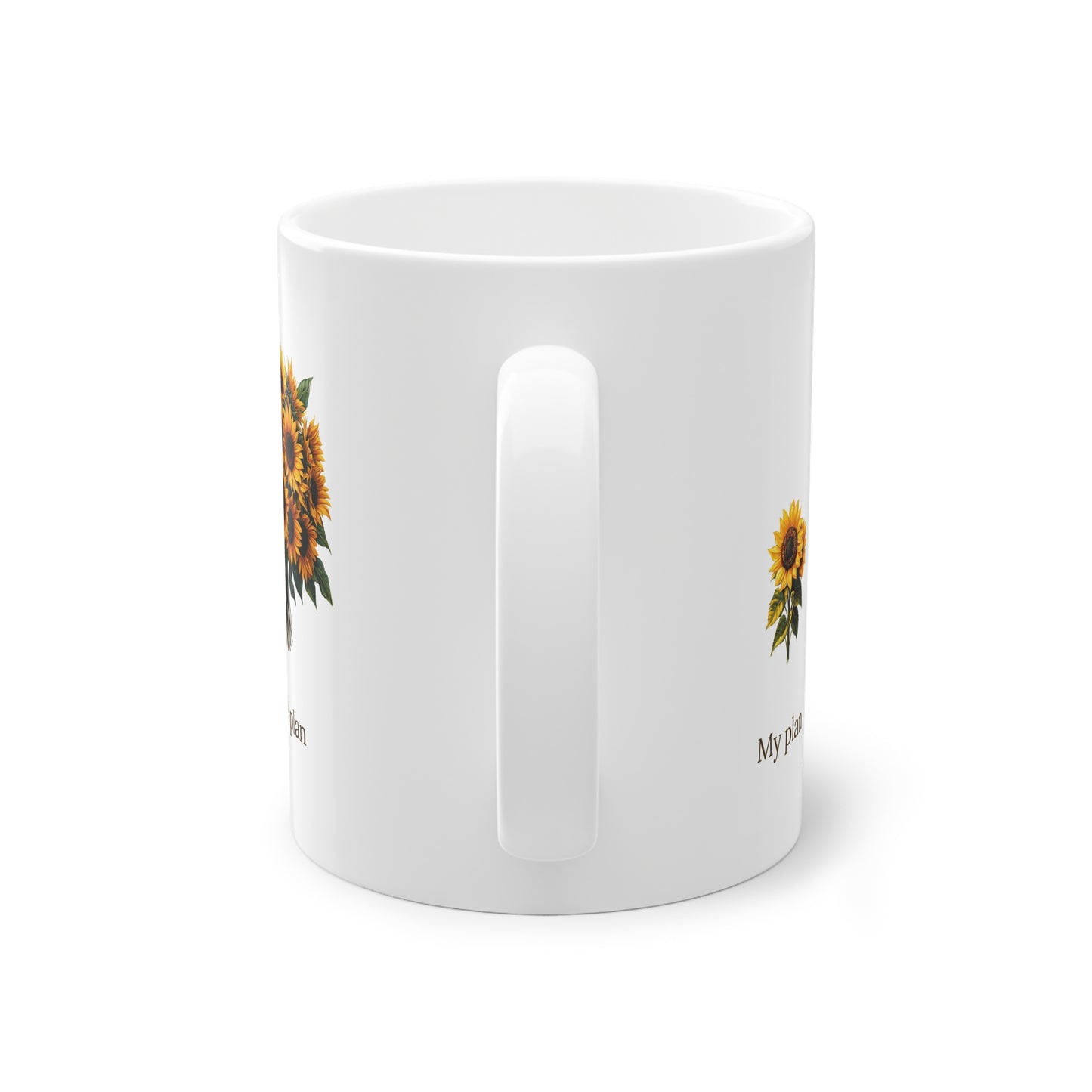 EU - "My plan vs. God's plan" Sunflower Coffee Cup