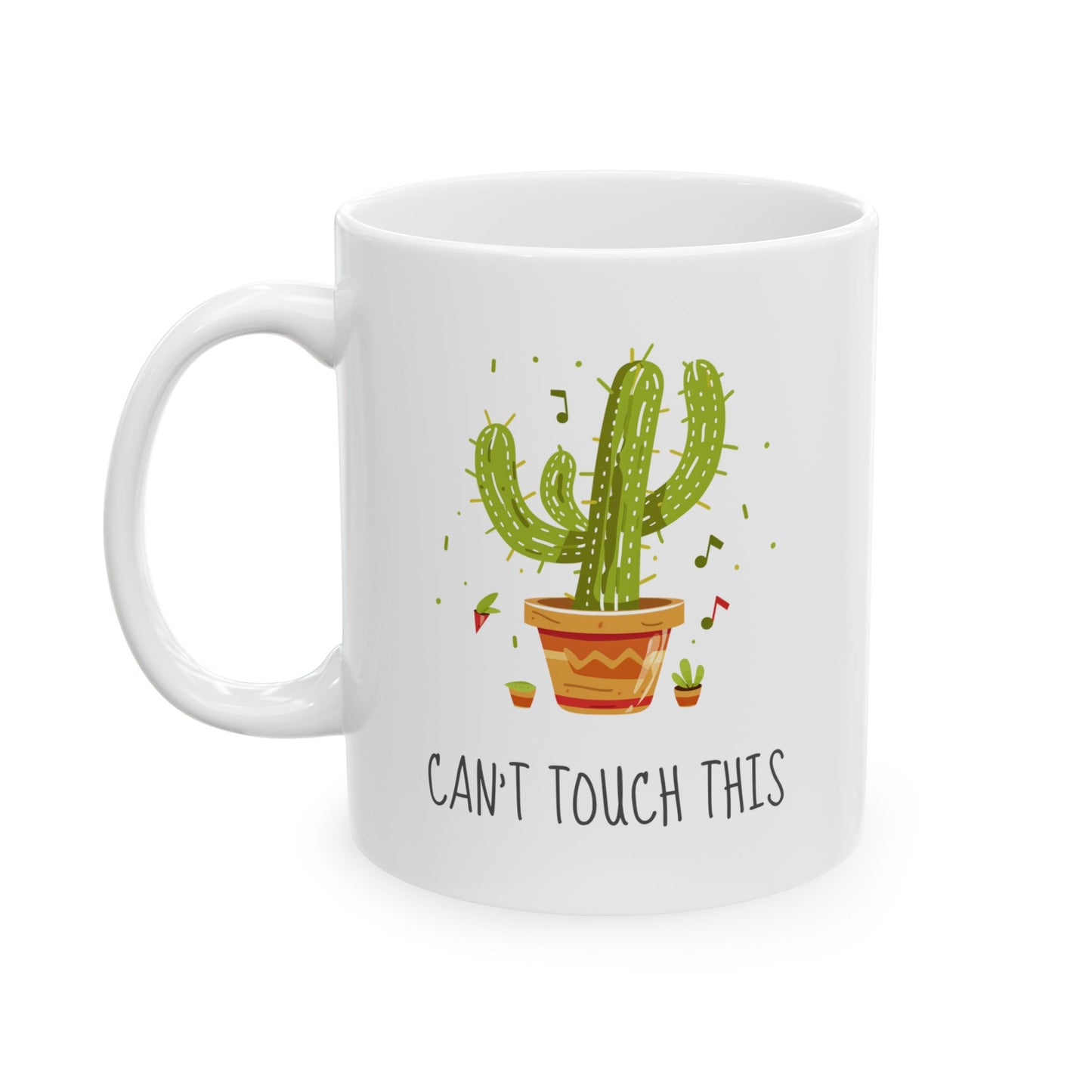 "Can't Touch This" Dancing Cactus Coffee Mug