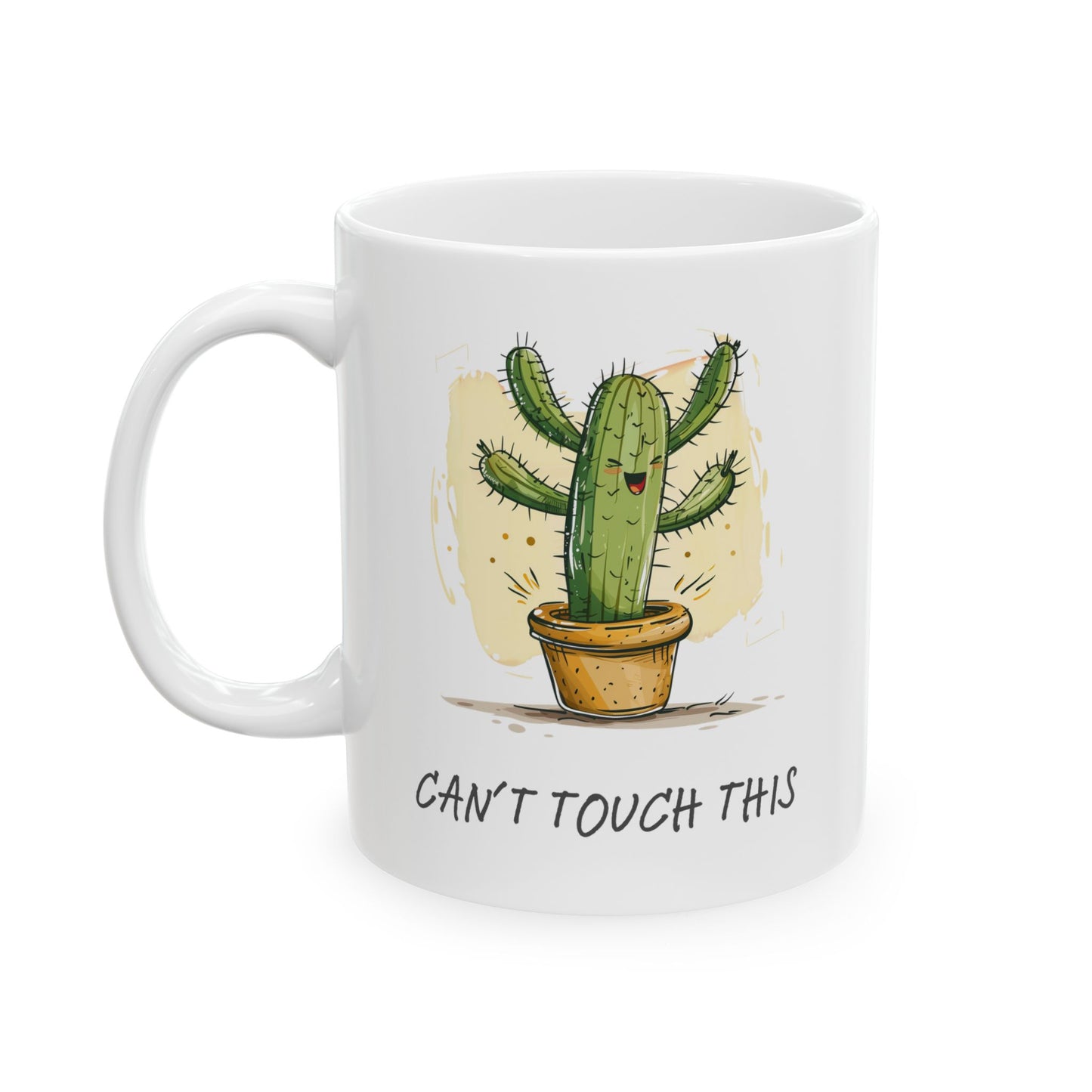 "Can't Touch This" Cactus Coffee Mug