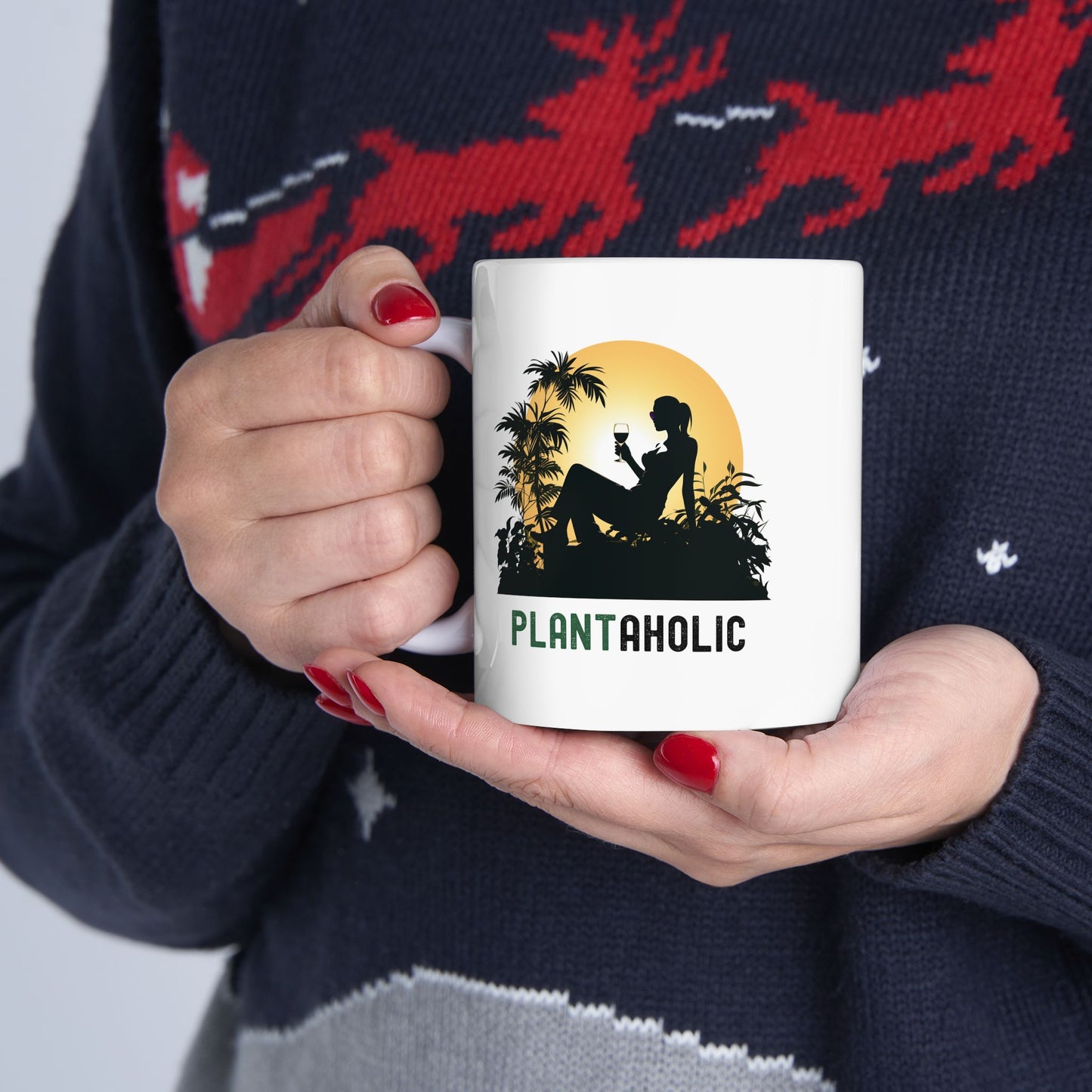 "Plantaholic" Woman | Coffee Mug