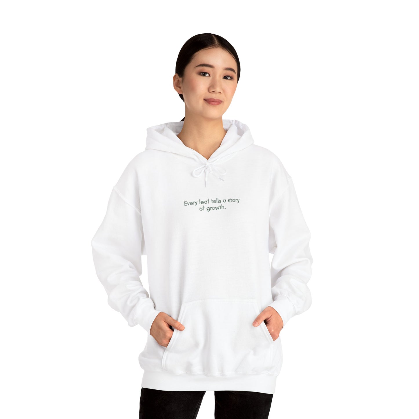 EU - "Every leaf tells a story of growth." | unisex Hoodie
