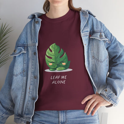 EU - "Leaf me alone" Shirt - Monstera Version | unisex T-Shirt