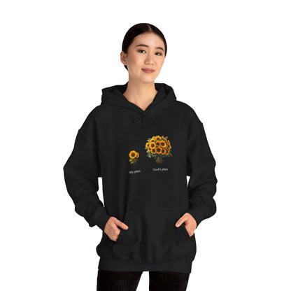 "My plan vs. God's plan" Sunflowers | unisex Hoodie