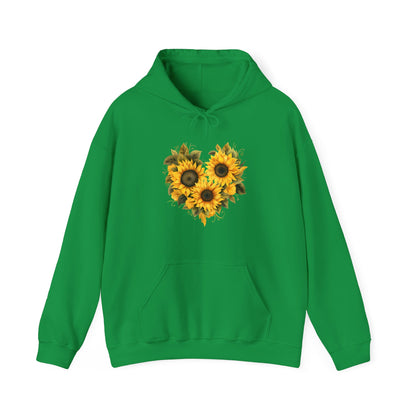 "The Heart of Sunflowers" | unisex Hoodie