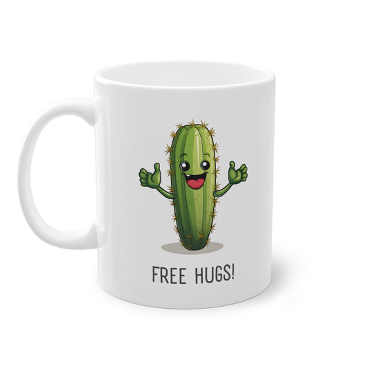EU - "Free Hugs" Cactus Coffee Cup