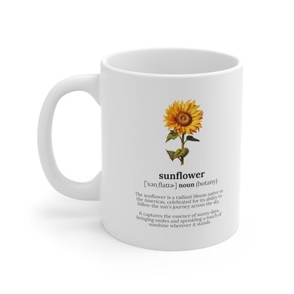 "Sunflower Definition" | Coffee Mug