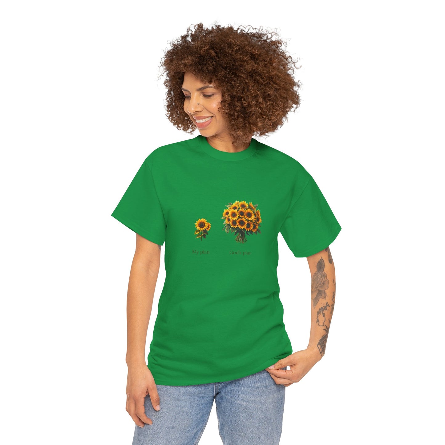 "My plan vs. God's plan" | Sunflowers unisex T-Shirt