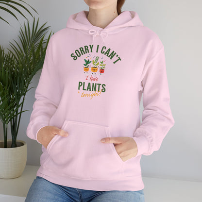 EU - "Sorry I Can't, I Have Plants Tonight" | unisex Hoodie