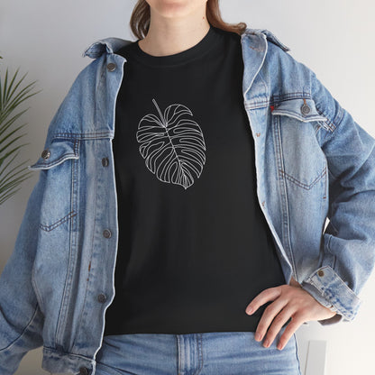EU - Monstera Line Drawing - "The Continuous Monstera" | unisex T-Shirt