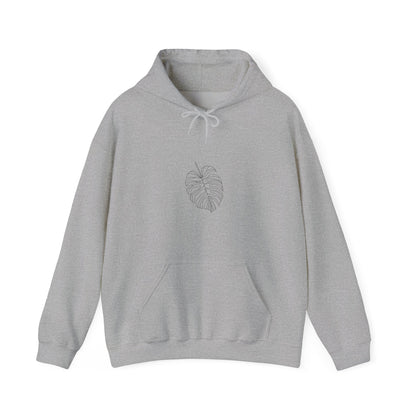 Monstera Line Drawing - "The Continuous Monstera" | unisex Hoodie