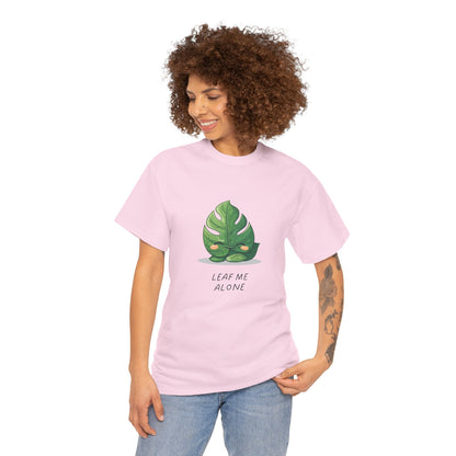 EU - "Leaf me alone" Shirt - Monstera Version | unisex T-Shirt