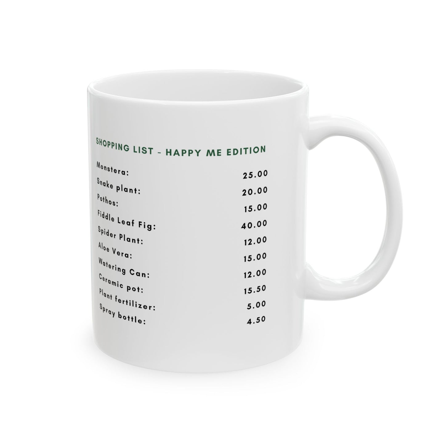 "Plant Shopping List" | Coffee Mug