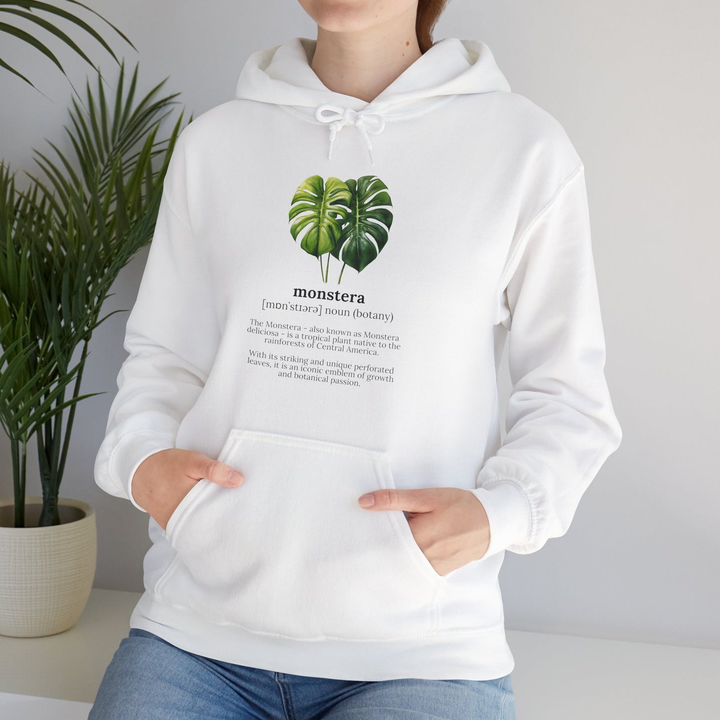 "Monstera Definition" | unisex Hoodie