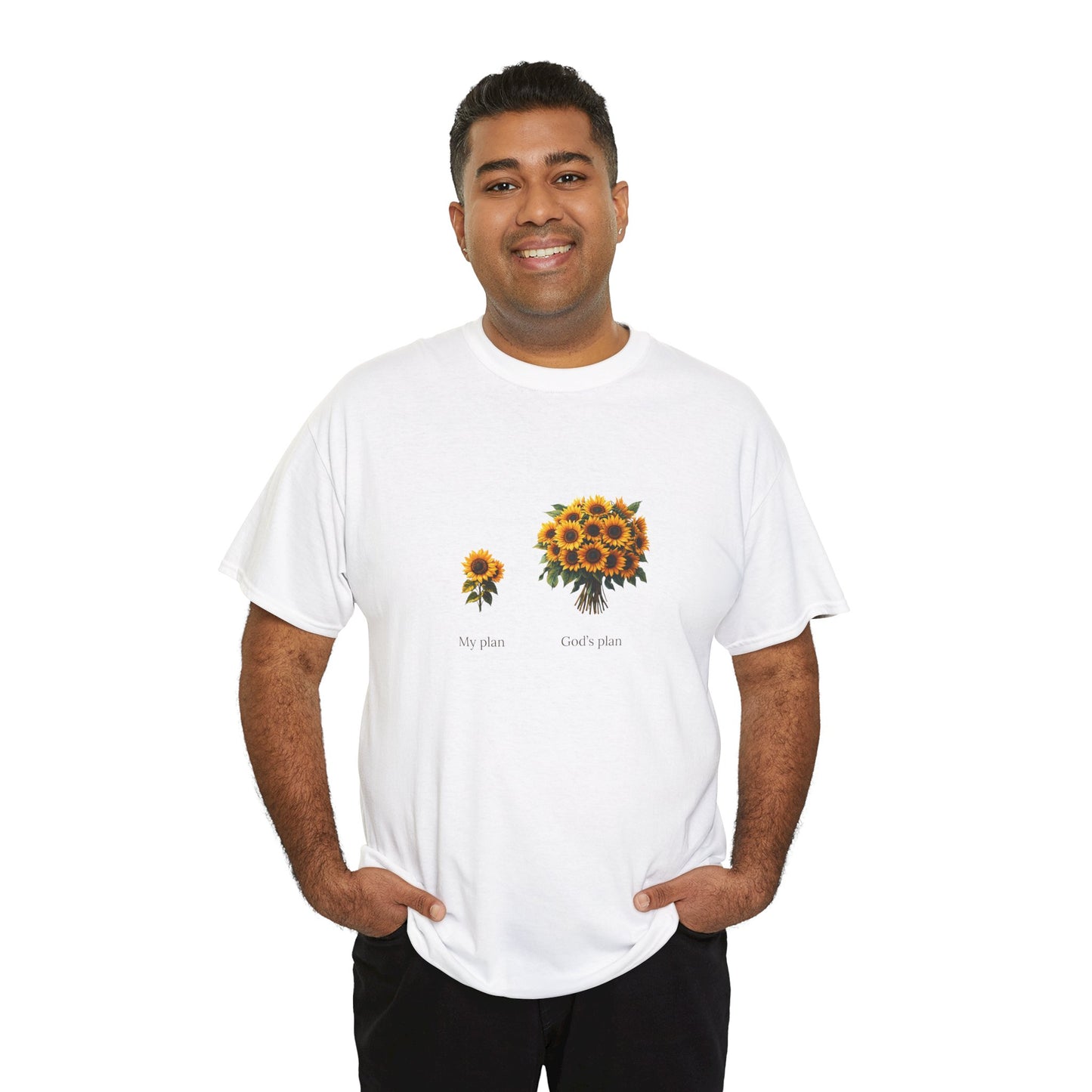 EU - "My plan vs. God's plan" | Sunflowers unisex T-Shirt