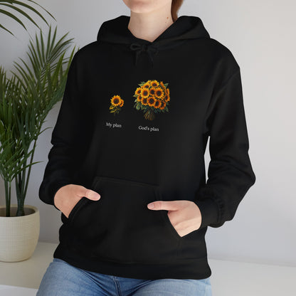 "My plan vs. God's plan" Sunflowers | unisex Hoodie