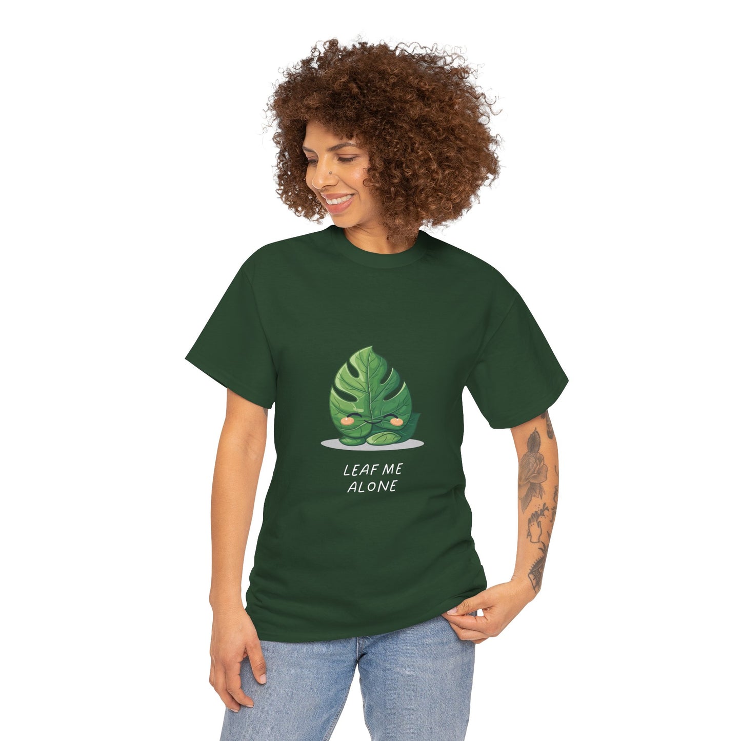EU - "Leaf me alone" Shirt - Monstera Version | unisex T-Shirt