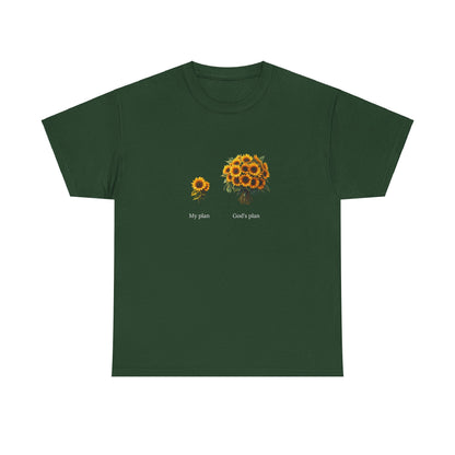EU - "My plan vs. God's plan" | Sunflowers unisex T-Shirt
