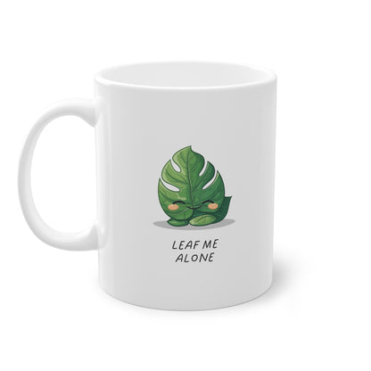 EU - "Leaf me alone" Coffee Cup - Monstera Version