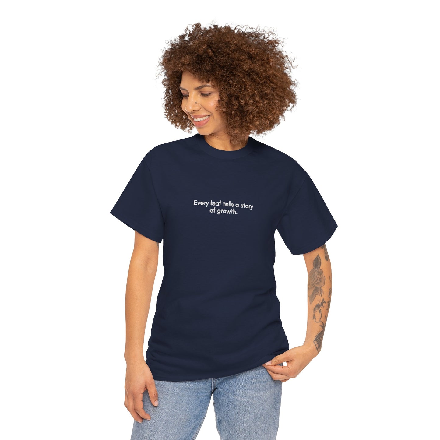 EU - "Every leaf tells a story of growth." | unisex T-Shirt