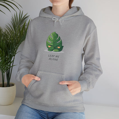 "Leaf me alone" Hoodie - Monstera Version | unisex Hoodie