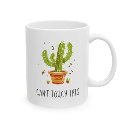 "Can't Touch This" Dancing Cactus Coffee Mug