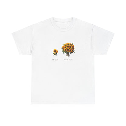 EU - "My plan vs. God's plan" | Sunflowers unisex T-Shirt