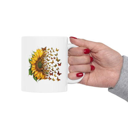 Sunflower Butterflies | Coffee Mug