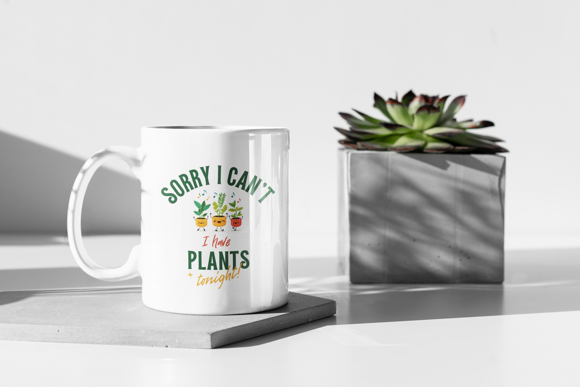 Plants Coffee Mugs Mockup Cover